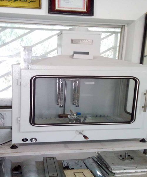 تست شعله پذیری مصالح ساختمانی